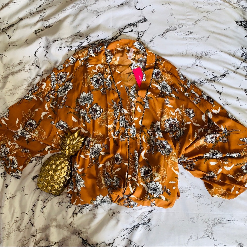 Floral Sheet Kimono/Cardigan